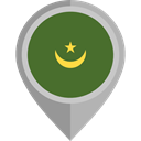 placeholder, flags, Country, Nation, flag, Mauritania DarkOliveGreen icon