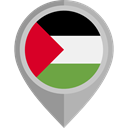flag, Palestine, placeholder, flags, Country, Nation Black icon