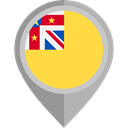 Country, Nation, flag, placeholder, flags, niue SandyBrown icon