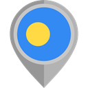 placeholder, flags, Country, Nation, flag, Palau DodgerBlue icon