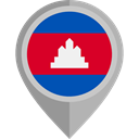 Nation, cambodia, placeholder, flags, Country, flag DarkGray icon