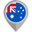flag, Australia, placeholder, flags, Country, Nation Teal icon