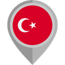 flag, turkey, placeholder, flags, Country, Nation Crimson icon