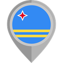 flags, Country, Nation, flag, Aruba, placeholder DodgerBlue icon