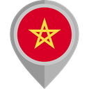 flag, morocco, placeholder, flags, Country, Nation Crimson icon
