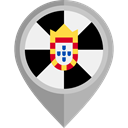 city, placeholder, flags, Region, Ceuta, flag Black icon