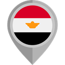 flag, Egypt, placeholder, flags, Country, Nation Black icon