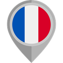 flag, france, placeholder, flags, Country, Nation DarkGray icon