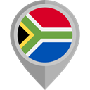 Country, Nation, flag, South africa, placeholder, flags Black icon