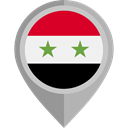 flag, Syria, placeholder, flags, Country, Nation Black icon