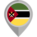 Country, Nation, flag, Mozambique, placeholder, flags Black icon