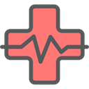 medical, hospital, signs, First aid, Health Care, Health Clinic, Healthcare And Medical Salmon icon