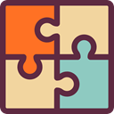 Puzzle Pieces, Puzzle Game, education, Puzzle, puzzle piece DarkSlateGray icon