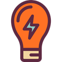 Light Bulbs, lightbulb, illumination, technology, Tools And Utensils, Light bulb, Idea, Electric Tomato icon