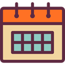 Calendar, time, Organization, Calendars, Time And Date, date, Schedule, interface, Administration DarkSlateGray icon
