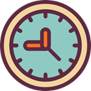 Clock, time, watch, tool, Tools And Utensils SkyBlue icon