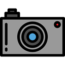 picture, interface, digital, technology, electronics, photograph, photo camera DarkGray icon