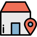 placeholder, signs, real estate, map pointer, Home, house, Gps, pin, Map Location, Map Point Lavender icon