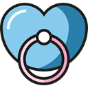 children, Pacifier, babies, Pacifiers, Toy Icons, Kid And Baby, tools, toys, tool, Toy SkyBlue icon