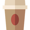 Coffee, food, coffee cup, hot drink, Coffee Shop, Take Away, Paper Cup, Food And Restaurant RosyBrown icon