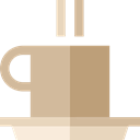 mug, coffee cup, hot drink, Tea Cup, cup, food, Chocolate, Food And Restaurant Tan icon
