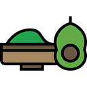 food, Fruit, fruits, seed, Mexican, Guacamole, Food And Restaurant Black icon