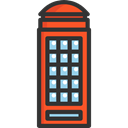 Boxes, phone, telephone, public, shapes, Cabin, Cultures DarkSlateGray icon
