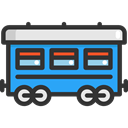 wagon, Railway, Rail, transportation, transport, train DarkSlateGray icon
