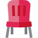 Seat, Chair, Comfort, office chair, Tools And Utensils, Comfortable, Furniture And Household Crimson icon