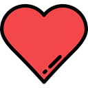 Heart, interface, Like, shapes, Peace, lover, loving, Healthcare And Medical Tomato icon