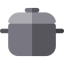 food, Restaurant, pot, kitchen, Cooking, kitchenware, Tools And Utensils Gray icon