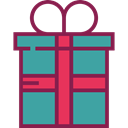 surprise, Christmas Presents, Birthday And Party, birthday, gift, present CadetBlue icon