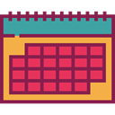 Calendar, time, date, Schedule, interface, Administration, Organization, Calendars, Time And Date Brown icon