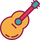 musical instrument, Spanish Guitar, Orchestra, Acoustic Guitar, music, guitar, flamenco, Folk, String Instrument, Music And Multimedia SandyBrown icon