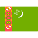 world, flag, turkmenistan, flags, Country, Nation Olive icon