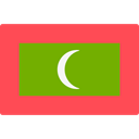 world, flag, Maldives, flags, Country, Nation Tomato icon