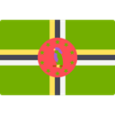 world, flag, Dominica, flags, Country, Nation Olive icon