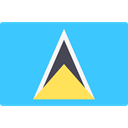 world, St Lucia, flag, flags, Country, Nation Turquoise icon