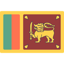 world, flag, flags, Country, Nation, Sri Lanka SandyBrown icon