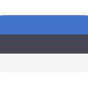 world, flag, Estonia, flags, Country, Nation RoyalBlue icon