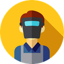 user, profession, Welder, Professions And Jobs, profile, Avatar, job, Social Gold icon