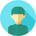 job, Social, Surgeon, profession, user, profile, Avatar, Professions And Jobs SkyBlue icon