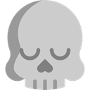 medical, Dead, skull, dangerous, signs, Poisonous, Healthcare And Medical LightGray icon