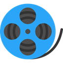 film, movie, interface, technology, cinema, entertainment, film reel, video player, filming DodgerBlue icon
