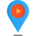 interface, pin, placeholder, signs, map pointer, Map Location, Map Point, Maps And Location DodgerBlue icon