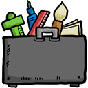 Folder, Designer, Art, Edit Tools, Art And Design DimGray icon