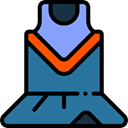 Clothes, fashion, uniform, Cheerleader SteelBlue icon