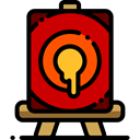 tools, tool, paint, Art, Painting, Artistic, Easel, Canvas, Painter, Art And Design Black icon