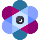 science, Atomic, education, nuclear, Electron, physics CornflowerBlue icon