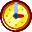 Clock, time, watch, tool, square, Tools And Utensils, Time And Date Maroon icon